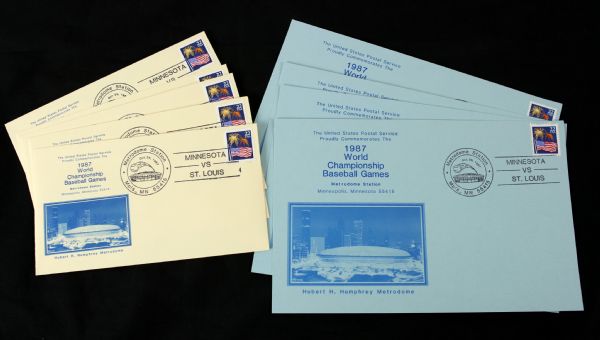 1970-2000 Assorted Memorabilia - Postcards Schedules Stamps Lombardi Green Bay Packers Minnesota Twins St. Louis Cardinals (Lot of 14) 
