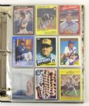 1980's-90's Baseball Basketball Football Card Collection - Lot of 223 w/ 29 Signed Items