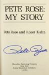 1989 Pete Rose Cincinnati Reds Signed My Story Hardcover Book (JSA)