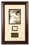 1902-71 Bobby Jones Signed Framed 17" x 27" Display (JSA)