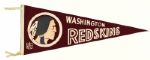 1970s circa Washington Redskins Full Size 29" Pennant