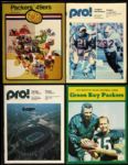 1969-75 Green Bay Packers Program & Season Preview Collection - Lot of 4