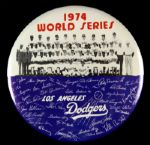 1974 Los Angeles Dodger National League Champions 6" Pinback Button