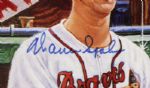 1989 Warren Spahn Johnny Sain Boston Braves Signed 20 x 28 Display (JSA)