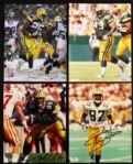 1960's circa-1990's Green Bay Packers 95 Piece Photo Lot Signed Favre Taylor Jennings Grant Brooks And More (JSA)