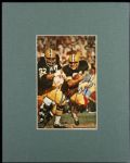 1960's circa-1990's Green Bay Packers 95 Piece Photo Lot Signed Favre Taylor Jennings Grant Brooks And More (JSA)