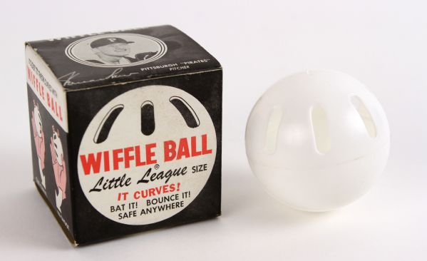 1960s Vern Law Pittsburgh Pirates Endorsed Little League Wiffle Ball MIB