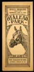 1935 Hialeah Stakes at Hialeah Park First Day Official Programme