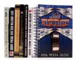 2001-13 MLB Media Guide Collection - Lot of 7 w/ Boston Red Sox, New York Mets, Chicago Cubs, Los Angeles Dodgers and Florida Marlins