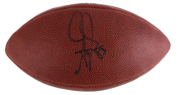 2010s Greg Jennings Green Bay Packers Signed Football (JSA)