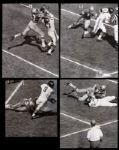 1963-64 Chicago Bears Original Photography Collection - Lot of 10 w/ Mike Ditka, Bennie McRae & More