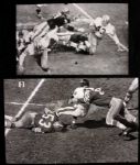 1963-64 Chicago Bears Original Photography Collection - Lot of 10 w/ Mike Ditka, Bennie McRae & More