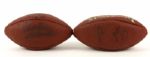 1990's Signed Football Collection - Lot of 10 with Leroy Butler, Tamarick Vanover & More