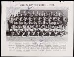 1966 Green Bay Packers Signed Team Photo w/ 9 Signatures Including Bart Starr, Willie Davis, Fuzzy Thurston & More (JSA)