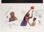1993-94 Charles Barkley Phoenix Suns Original Chris Consani Artwork Used in Production of McDonald's Commemorative Cups