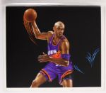1995 Charles Barkley Phoenix Suns Original Richard Farrell Artwork Used in Production of McDonalds Commemorative Cups