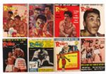 1960s Massive Ring Magazine Collection - Lot of 645