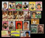 1951-1967 Pittsburgh Pirates Milwaukee Braves Baseball Cards Topps Bowman Clemente Kiner Adcock Lot of 85