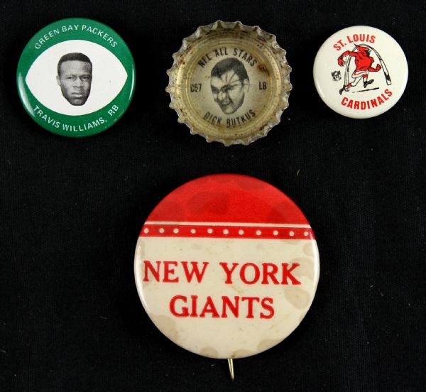 1930s circa-1990s Lot of 35 Pinback Buttons Medals Bowling St. Louis Button Company