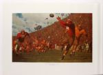 1969 History of College Football Chevrolet Sports Art Arnold Friberg 22 x 30 Canvas Print Collection - Lot of 4
