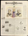 1842-1897 Lot of Three Boxing Newspapers Corbett FitzSimmons Ohio New York London