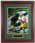 1960's-90's Green Bay Packers Framed Collection - Lot of 11