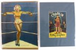 1880s-1970s Boxing & Horse Racing Broadside Collection - Lot of  14 w/ Charlie Chaplin, Muhammad Ali, Lobby Cards, Paintings & More