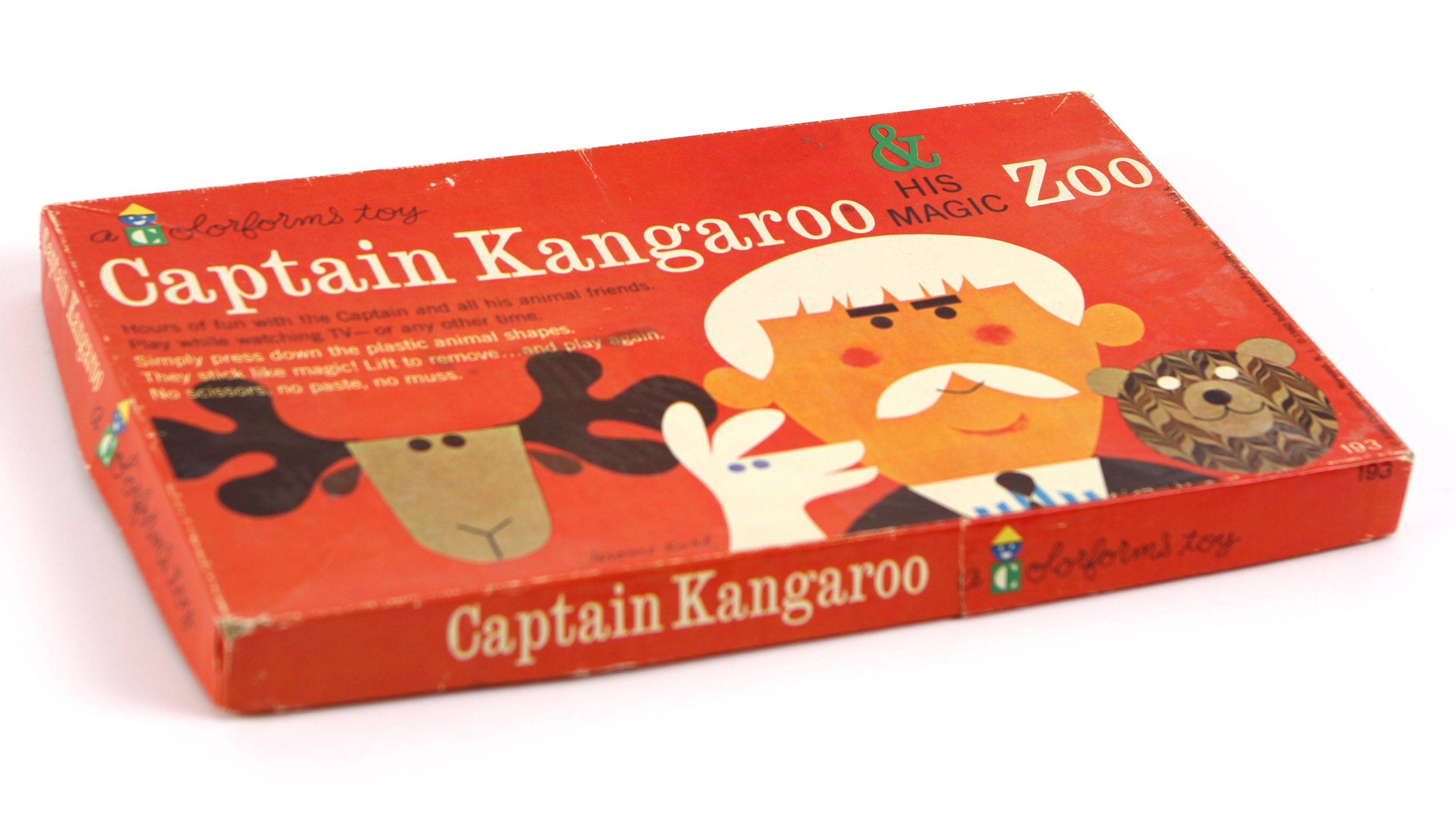 Lot Detail 1960 Colorforms Toy Captain Kangaroo and His Magic Zoo