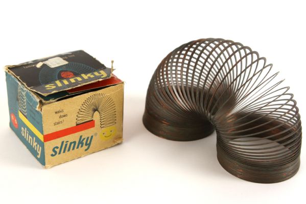 1960s Original Slinky Toy w/ Box