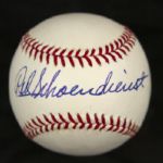 1989-94 Red Schoendienst St. Louis Cardinals Signed ONL White Ball (JSA) 