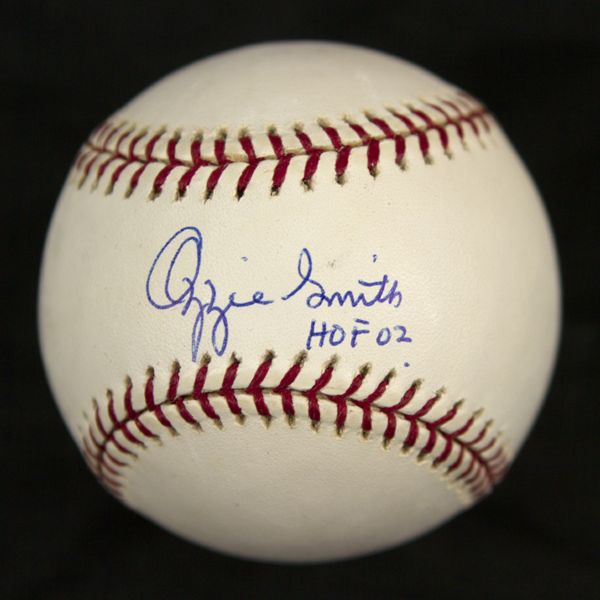 1994-99 Ozzie Smith St. Louis Cardinals ONL Coleman Signed Ball(JSA)