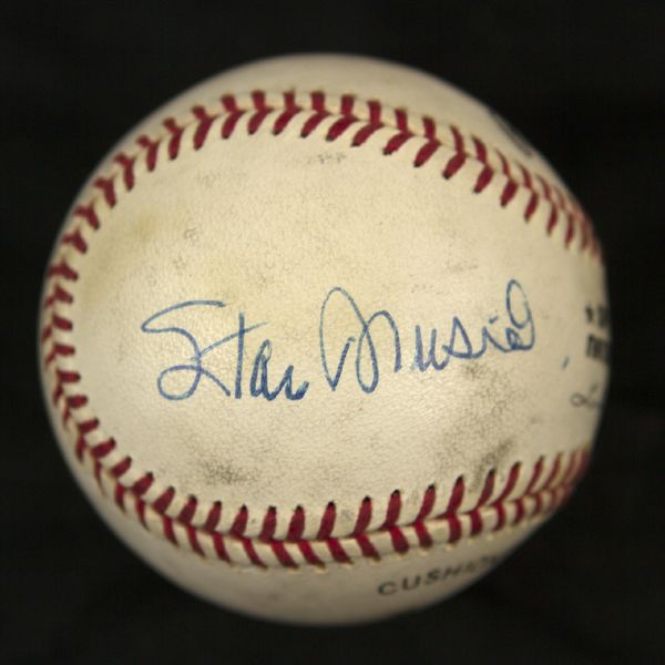 1994-99 Stan Musial St. Louis Cardinals Signed ONL Coleman Baseball (JSA)  