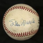 1994-99 Stan Musial St. Louis Cardinals Signed ONL Coleman Baseball (JSA)  