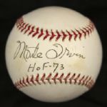 1994-99 Monte Irvin New York Giants Signed ONL Coleman Baseball (JSA)