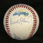 1984-94 Pete Rose Duke Snider Frank Robinson Harmon Killebrew Eddie Mathews Signed OAL Baseball (JSA)