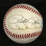 1984-94 Pete Rose Duke Snider Frank Robinson Harmon Killebrew Eddie Mathews Signed OAL Baseball (JSA)