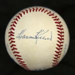 1984-94 Pete Rose Duke Snider Frank Robinson Harmon Killebrew Eddie Mathews Signed OAL Baseball (JSA)