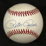 1989-94 Pete Rose Cincinnati Reds Signed ONL White Baseball (JSA)