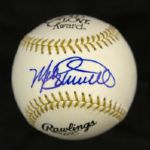 1972-89 Mike Schmidt Philadelphia Phillies Signed Rawlings Gold Glove Baseball (JSA)