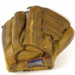 1950's circa Charlie Gehringer Detroit Tigers Signed Spalding Fielder's Mitt (JSA)
