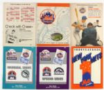 1968-99 New York Yankees & Mets Scorecard Program & Yearbook Collection - Lot of 11 w/ Tom Seaver Signed, 1999 World Series & More (JSA)