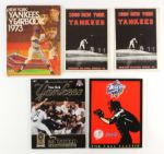 1968-99 New York Yankees & Mets Scorecard Program & Yearbook Collection - Lot of 11 w/ Tom Seaver Signed, 1999 World Series & More (JSA)