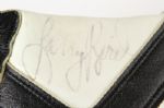 1986 Larry Bird Boston Celtics Black Converse Dual Autographed (JSA) NBA Championship / MVP Season Game Worn Shoes (Charity Auction Provenance/MEARS LOA) Finest Pair Extant