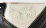 1986 Larry Bird Boston Celtics Black Converse Dual Autographed (JSA) NBA Championship / MVP Season Game Worn Shoes (Charity Auction Provenance/MEARS LOA) Finest Pair Extant