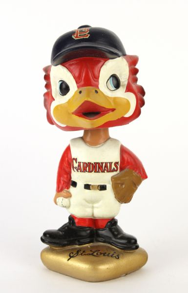1960s St. Louis Cardinals Nodder Doll w/ Original Box