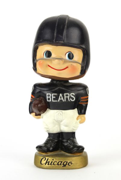 1961-66 Chicago Bears Toes Up Nodder w/ Original Box