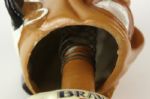 1960's circa Atlanta Braves Screaming Brave My Favorite Baseball Team Vintage 7 Nodder w/ Original Box