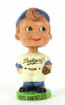 1962 Los Angeles Dodgers My Favorite Baseball Team Vintage 6.5" Nodder w/ Original Box