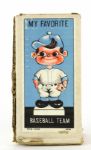 1962 Los Angeles Dodgers My Favorite Baseball Team Vintage 6.5 Nodder w/ Original Box