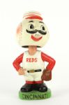 1962 Cincinnati Reds Mr. Red My Favorite Baseball Team Vintage 7" Nodder w/ Original Box